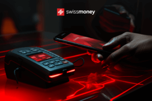 A person making a digital payment