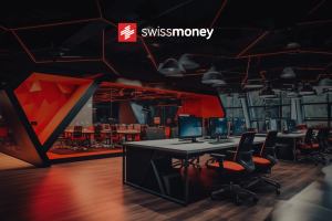 A fintech startup office