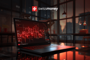 The blockchain on a computer