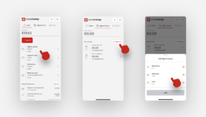 add a new crypto wallet. swissmoney app