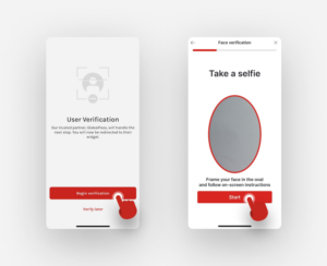 Identity verification. swissmoney app