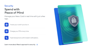 nexo card security measures
