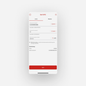 Sell crypto on swissmoney