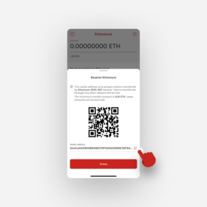 ethereum wallet address. swissmoney app